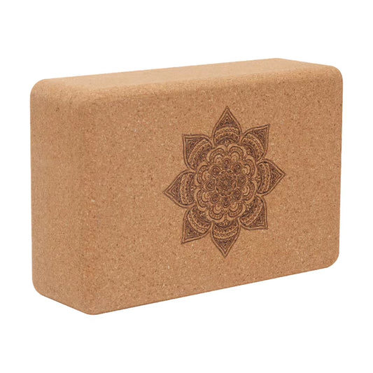 Cork Yoga Block Cork Yoga Bricks Eco-Friendly Natural Cork Block 9X6X3 Inch Non Slip Cork Block Yoga Accessories